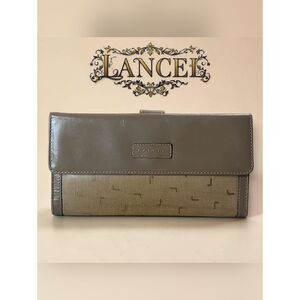 LANCEL Paris Vintage Slim Continental Wallet In EUC